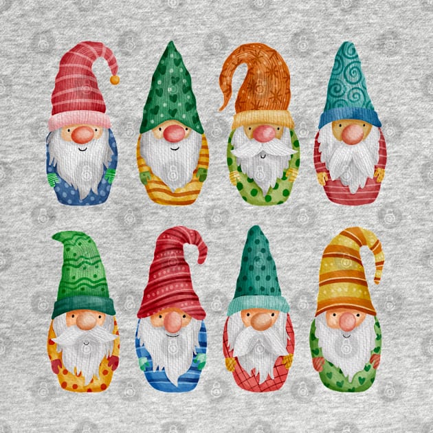 Christmas Gnomes Collection by Mako Design 